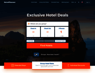 jeff-robins-extravanganza.hotelplanner.com screenshot