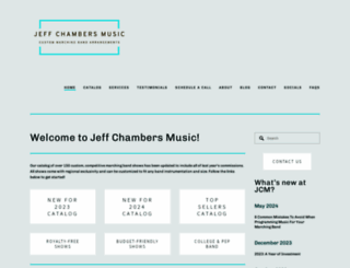 jeffchambersmusic.net screenshot