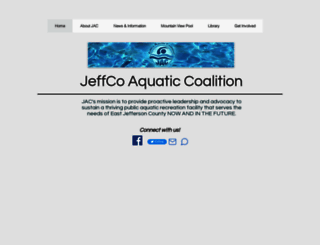 jeffcoaquaticcoalition.org screenshot
