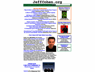 jeffcohen.org screenshot