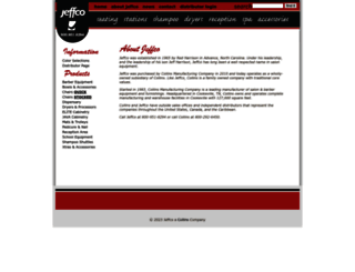 jeffcosalonequipment.com screenshot