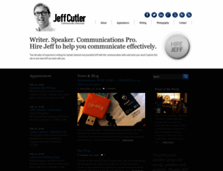 jeffcutler.com screenshot