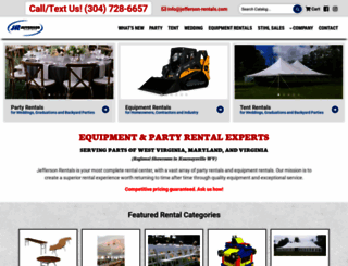 jefferson-rentals.com screenshot