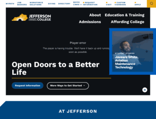 jefferson.kctcs.edu screenshot