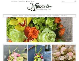 jeffersonflorist.com screenshot