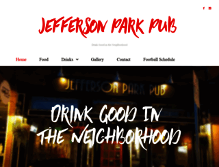 jeffersonparkpub.com screenshot
