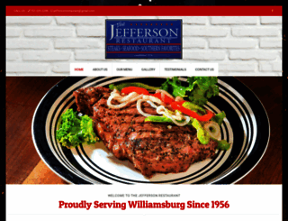 jeffersonrestaurantva.com screenshot