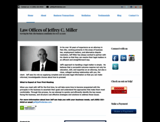 jeffmillerlaw.com screenshot