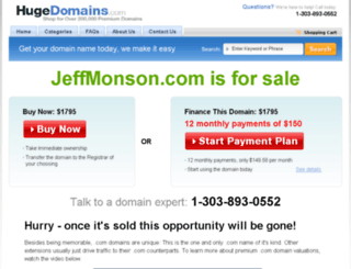 jeffmonson.com screenshot