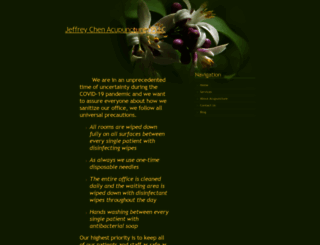 jeffreychenacupuncture.com screenshot