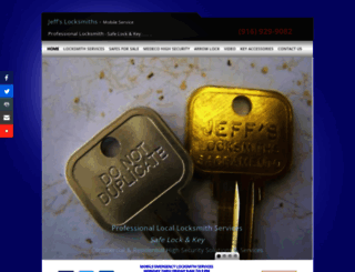 jeffslocksmiths.com screenshot