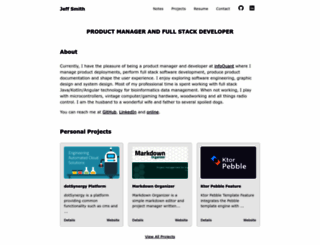 jeffsmithdev.com screenshot