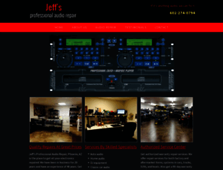 jeffsprofessionalaudiorepair.com screenshot