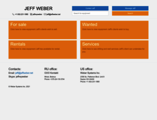 jeffweber.eu screenshot