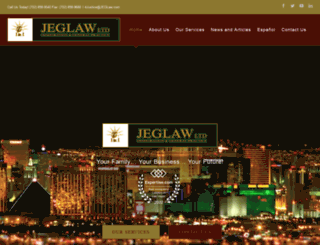 jeglaw.com screenshot