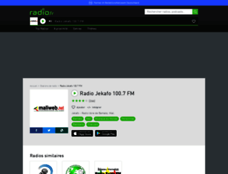 jekafo.radio.fr screenshot