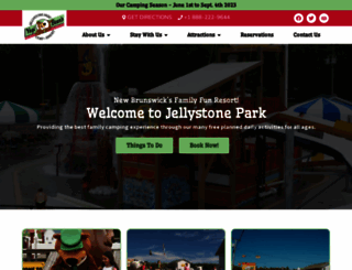 jellystoneparknb.com screenshot