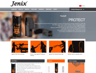jenixpepperspray.com screenshot