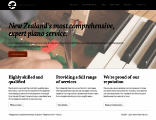 jenkinpiano.co.nz screenshot