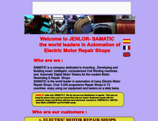 jenlor-samatic.com screenshot