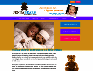 jennabearsfoundation.org screenshot