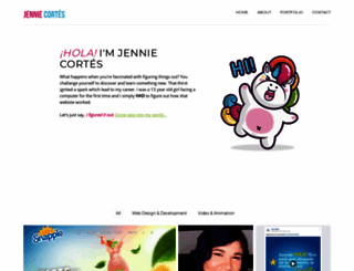 jenniecortes.com screenshot