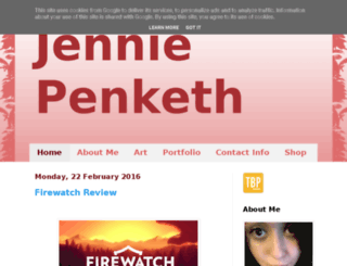 jenniepenketh.blogspot.co.uk screenshot