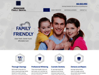 jenningsfamilydental.com screenshot