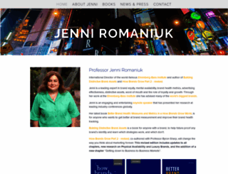 jenniromaniuk.com screenshot
