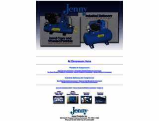 jennyproductsinc.com screenshot