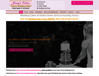 jennys-cakes.com screenshot