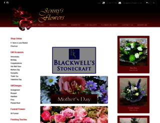 jennysflowers.co.uk screenshot