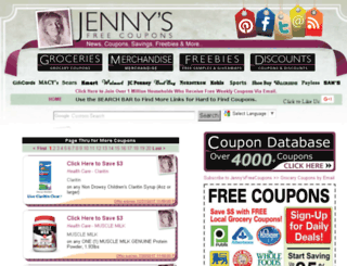 jennysfreecoupons.com screenshot