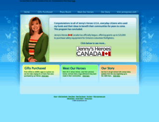 jennysheroes.com screenshot