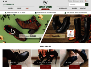 jennywrenfootwear.co.uk screenshot
