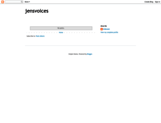 jensvoices.blogspot.com screenshot