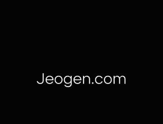 jeogen.com screenshot