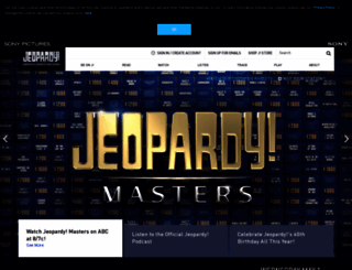 jeopardy.com screenshot
