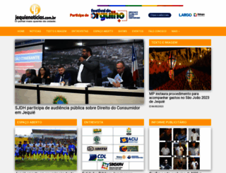 jequienoticias.com.br screenshot