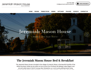 jeremiahmasonhouse.com screenshot