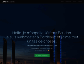 jeremy-baudon.com screenshot