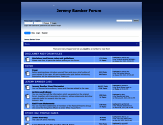 jeremybamberforum.co.uk screenshot