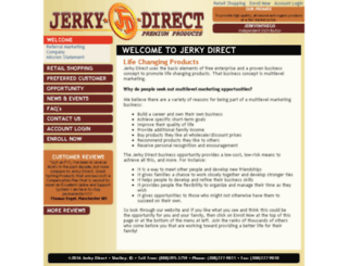 jerkyonthego.jerkydirect.com screenshot