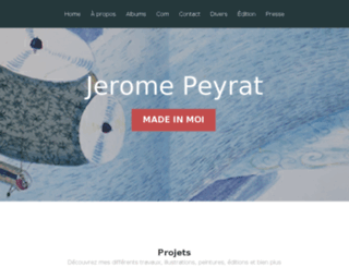 jeromepeyrat.com screenshot