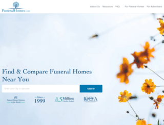 jerry.funeralhomes.com screenshot