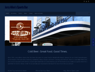 jerryallensportsbar.com screenshot