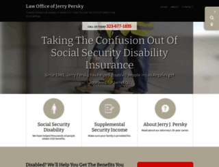 jerryperskylaw.com screenshot