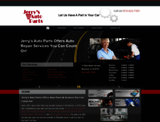 jerrysautoparts.net screenshot