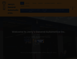 jerrysgeneralautomotive.com screenshot