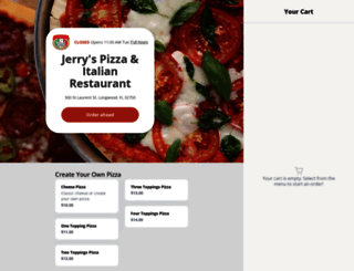 jerryspizzaitalianrestaurant.com screenshot